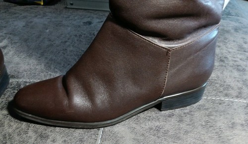 HUNT CLUB Women's Leather Boots Brown "Jessie" (Size 8.5) Ladies Fashion 15" - Picture 13 of 24