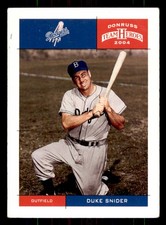 2004 Donruss Team Heroes #221 Duke Snider Los Angeles Dodgers