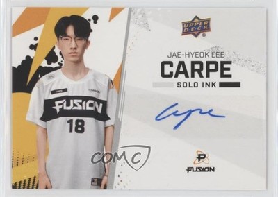 2023 Upper Deck Overwatch League Season 4 Solo Ink Carpe #I-CP Auto 0l2