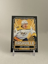25-26 O-PEE-CHEE RETRO BLACK PARALLEL - JAKE LUCCHINI /100 #158 PREDATORS