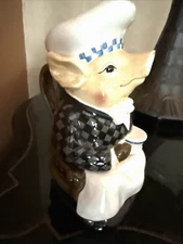 Dept Department 56 JAM BON Chef Pig Pitcher bc7