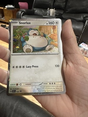 Snorlax 122 promo Fart Swirl  near mint cosmos holo