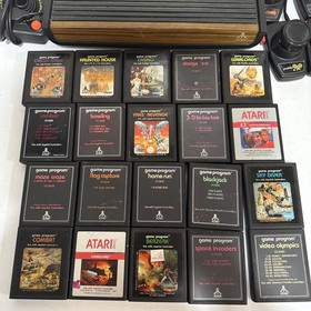 Atari 2600 Heavy Sixer Six Switch Console Sunnyvale USA Console w/ 20 games 