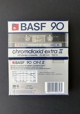 BASF 90 Chromdioxid Extra II Hifi Blank Cassette Tape - New and Sealed