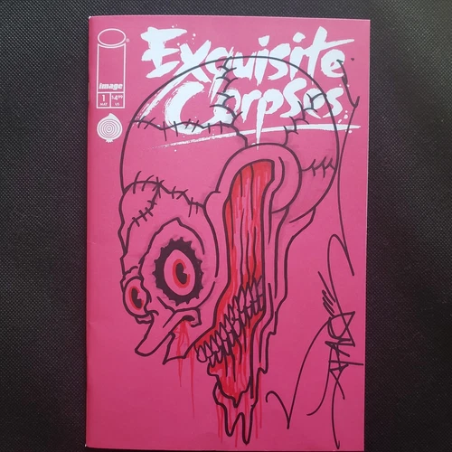 Exquisite Corpses #1 Pink Blank Ltd 500 Signed-Sketch/<wbr/>Full Remarque Alex Pardee