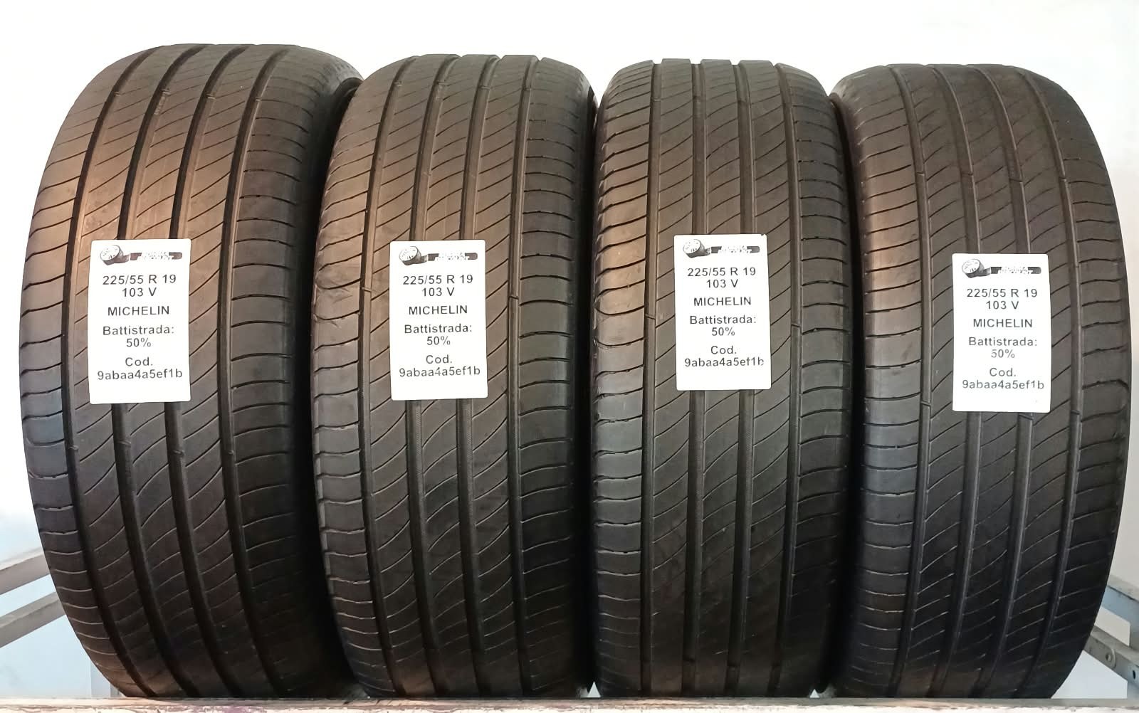 GEBRAUCHTE REIFEN STÜCK 4 MICHELIN E PRIMACY 225/55 R19 103V ESTIVE