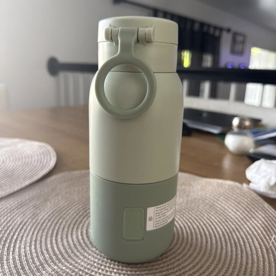 Портативный подогреватель бутылок BOLOLO 10 унций — быстрый нагрев, USB-C, нержавеющая сталь - Изображение 4 из 4
