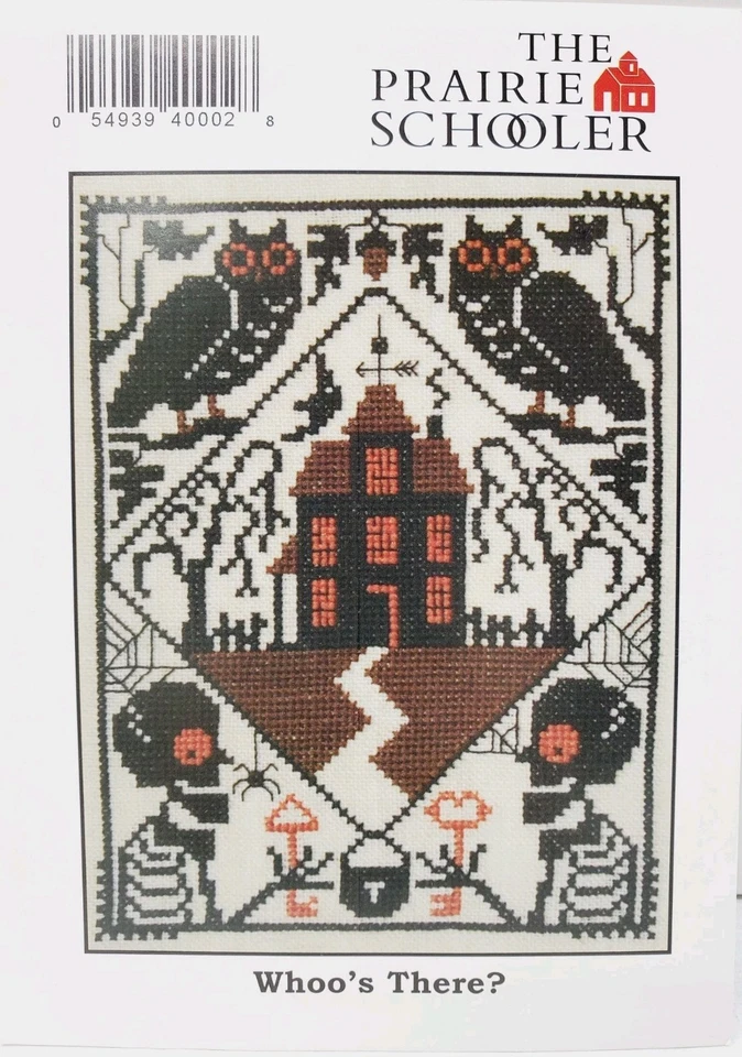Lot of 2 Prairie Schooler Cross Stitch Charts MISS FORTUNE & WHOO'S THERE? - Image 3 of 3