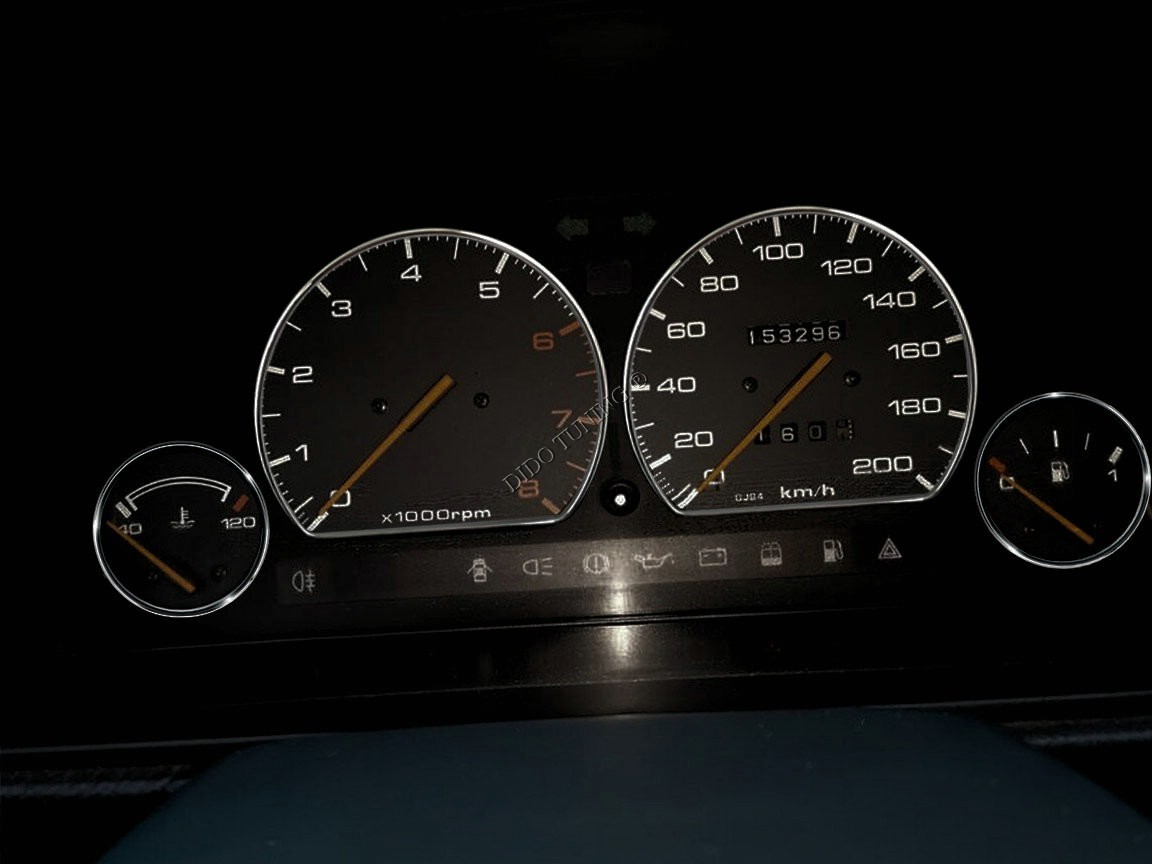 For Mazda 626 GD 1987-1993 Polished Aluminium Trim Rings