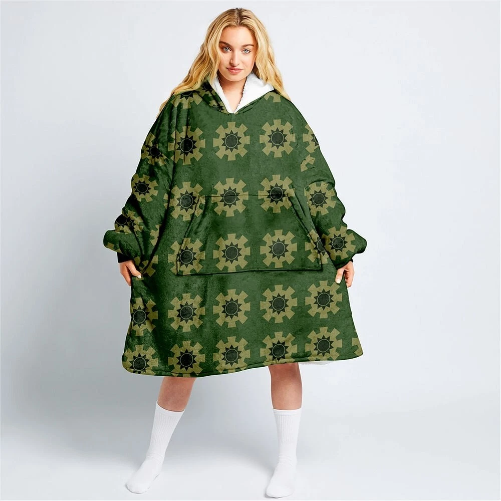 Zoro Kimono OP Pattern Blanket Hoodie