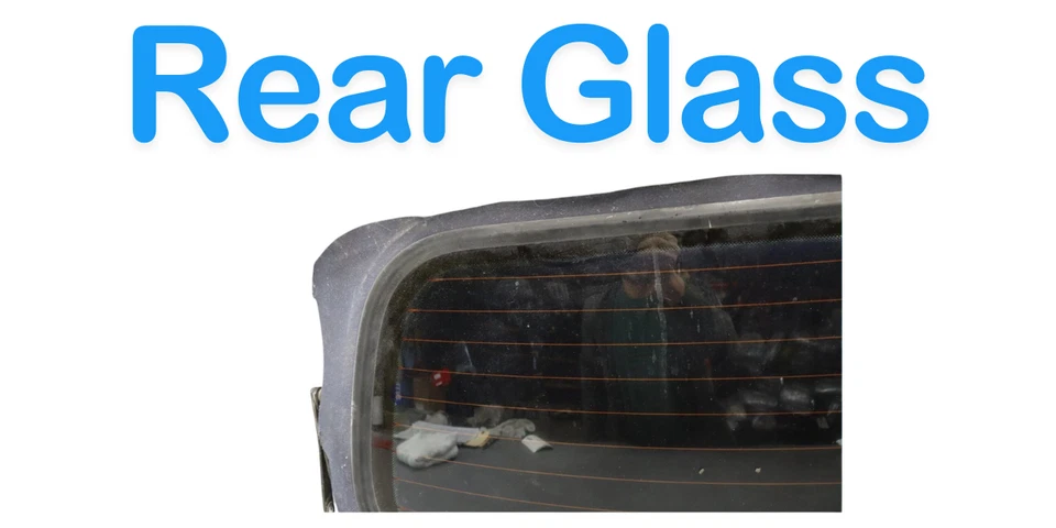 97-06 Jaguar X100 XK8 XKR trasero convertible techo blando parabrisas vidrio OEM Foto 3 de 4