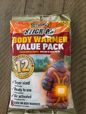 HotHands Adhesive Body Warmer Value Pack Long 12 Hour Lasting Warmers - Exp 8/27