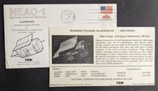 Vintage NASA 1st Postal Cover Envelope MSFC TRW HEAO-1 SATELLITE LAUNCH Aug.77  