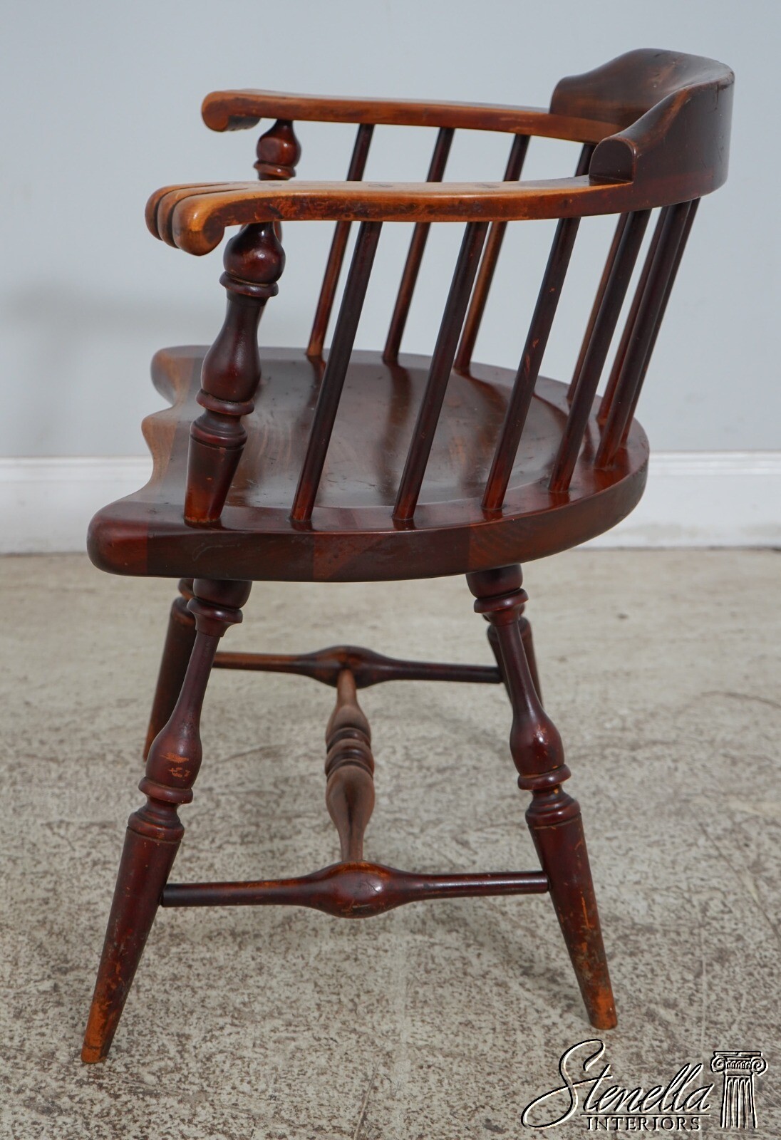 LF62278EC Set of 8 FREDERICK DUCKLOE Windsor Arm Pub Chairs eBay