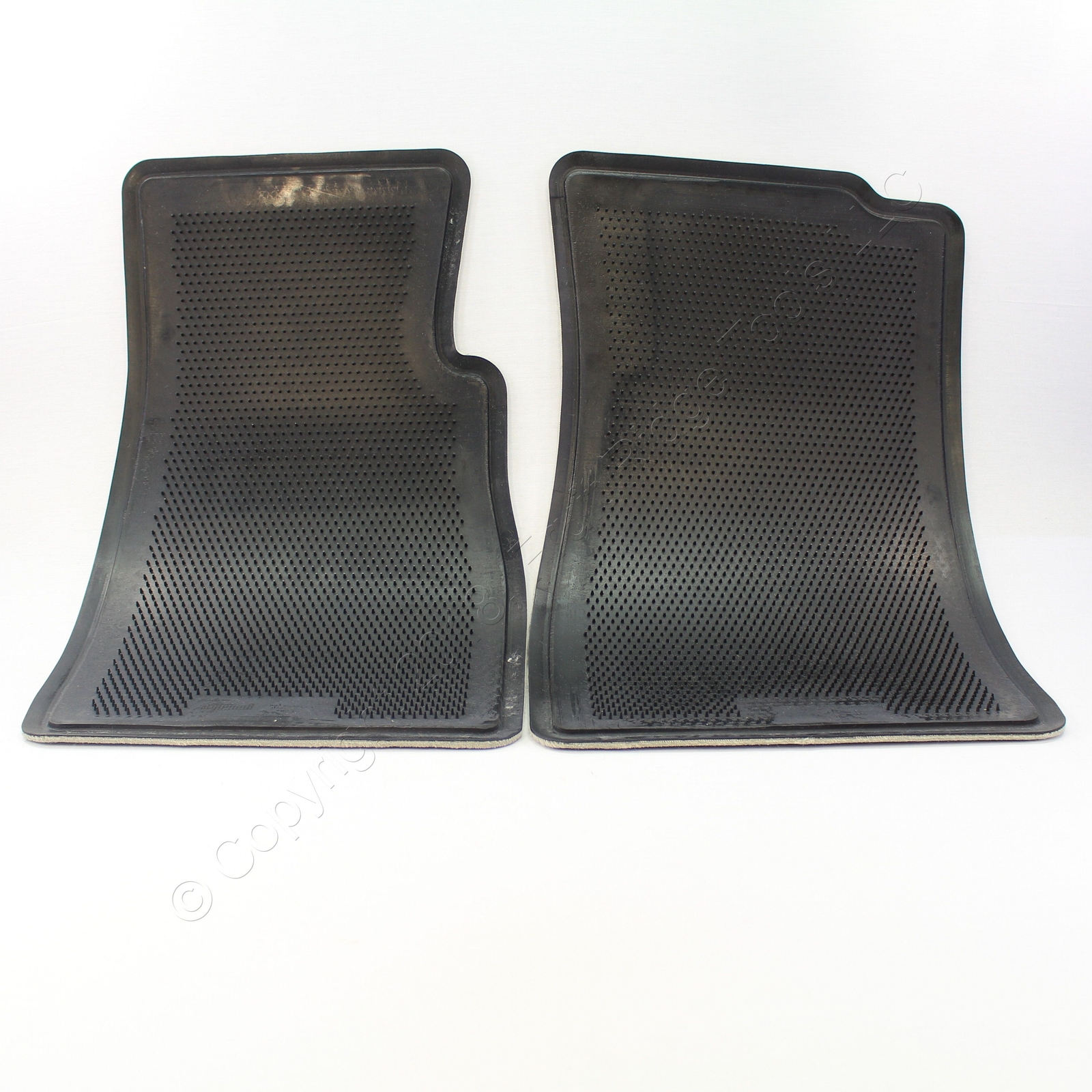 COMPLETE SET OF 4 GM OEM Light Gray Floor Mats Front Rear fits 2003