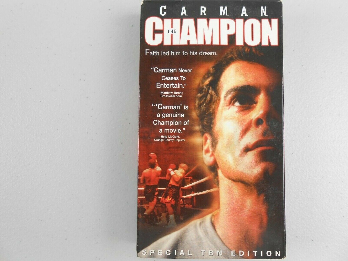 The Champion Carman VHS Movie Special TBN Edition Faith Dream
