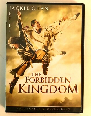 The Forbidden Kingdom DVD 2008 Jackie Chan Jet Li Martial Arts