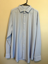 Mizzen and Main - Leeward Dress Shirt - XXL Trim - Blue w/Checkered Pattern