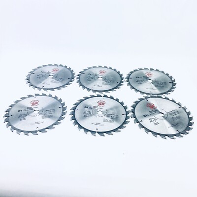 sawada59.4 LOT OF 6 IRON SHARK 03-0725 CARBIDE BLADES 24 TEETH 7-1/4