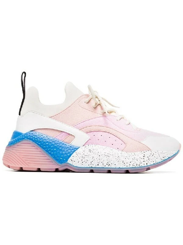 Stella McCartney — Stella McCartney Eclypse Pink and White Sneakers Size 9