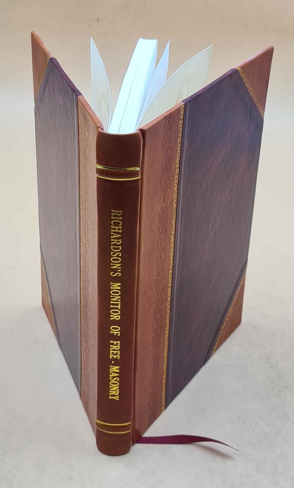 Richardson'S Monitor Of Free-Masonry Being A Practical Guide To [Leather Bound]