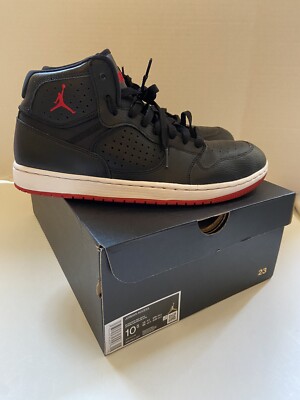 Nike Mens Air Jordan Access Shoes Black / Red Jumpman Size 10.5 W/ Box*EXCELLENT