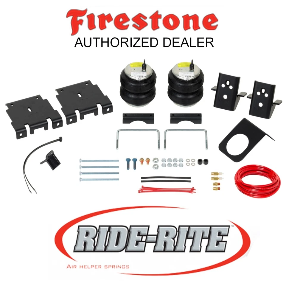 Muelles neumáticos Firestone 2430 Ride Rite para 08-18 Chevy Silverado GMC Sierra 1500 Foto 2 de 4