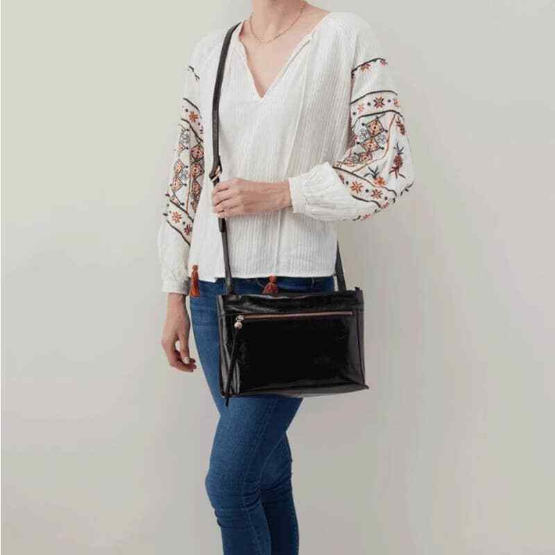 Hobo Lexie Crossbody Black Women Bag Retired Design P… Gem