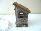 Transtar Intl " Home Office " Outhouse Ceramic Night Light With New Bulb — photo 10