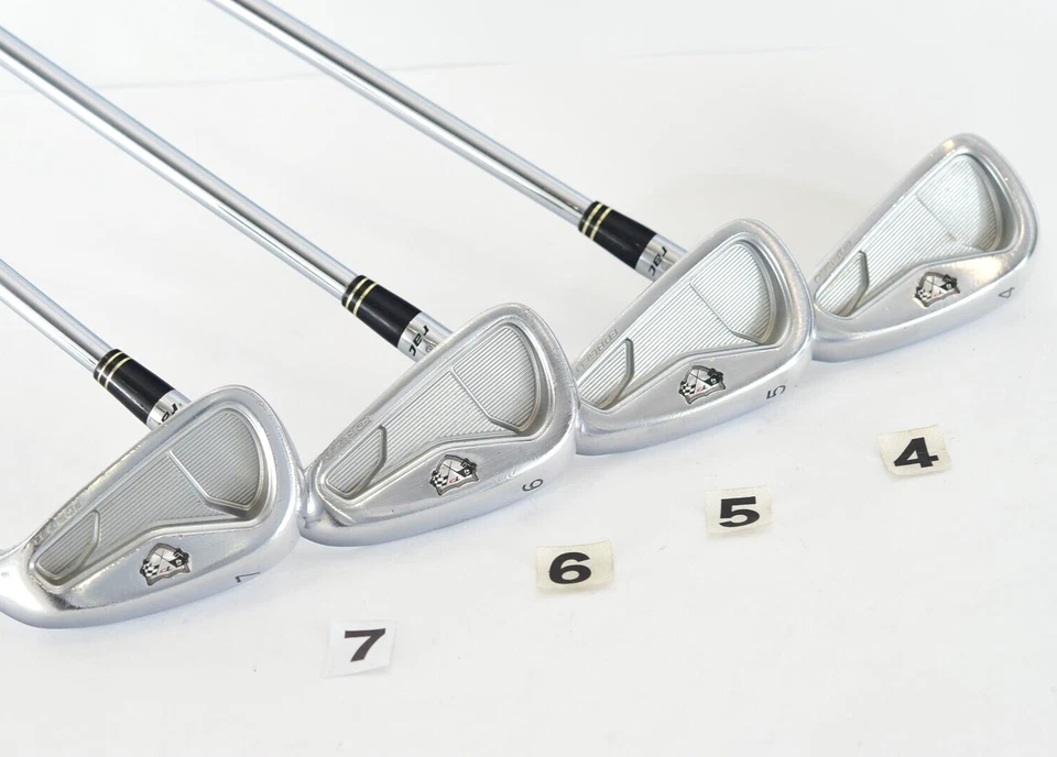 Juego de hierros de golf 7p Taylormade TP Rac forjados 4-5-6-7-8-9-P PW RH palo rígido DG S300 Foto 4 de 4