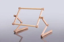 Adjustable Cross Stitch Wood Embroidery Stand Bullfinch Tapestry Wood Frame