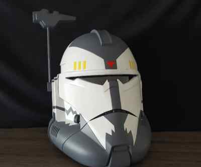 Commander Wolffe Helmet Star Wars Cosplay DIY Scale 1:1