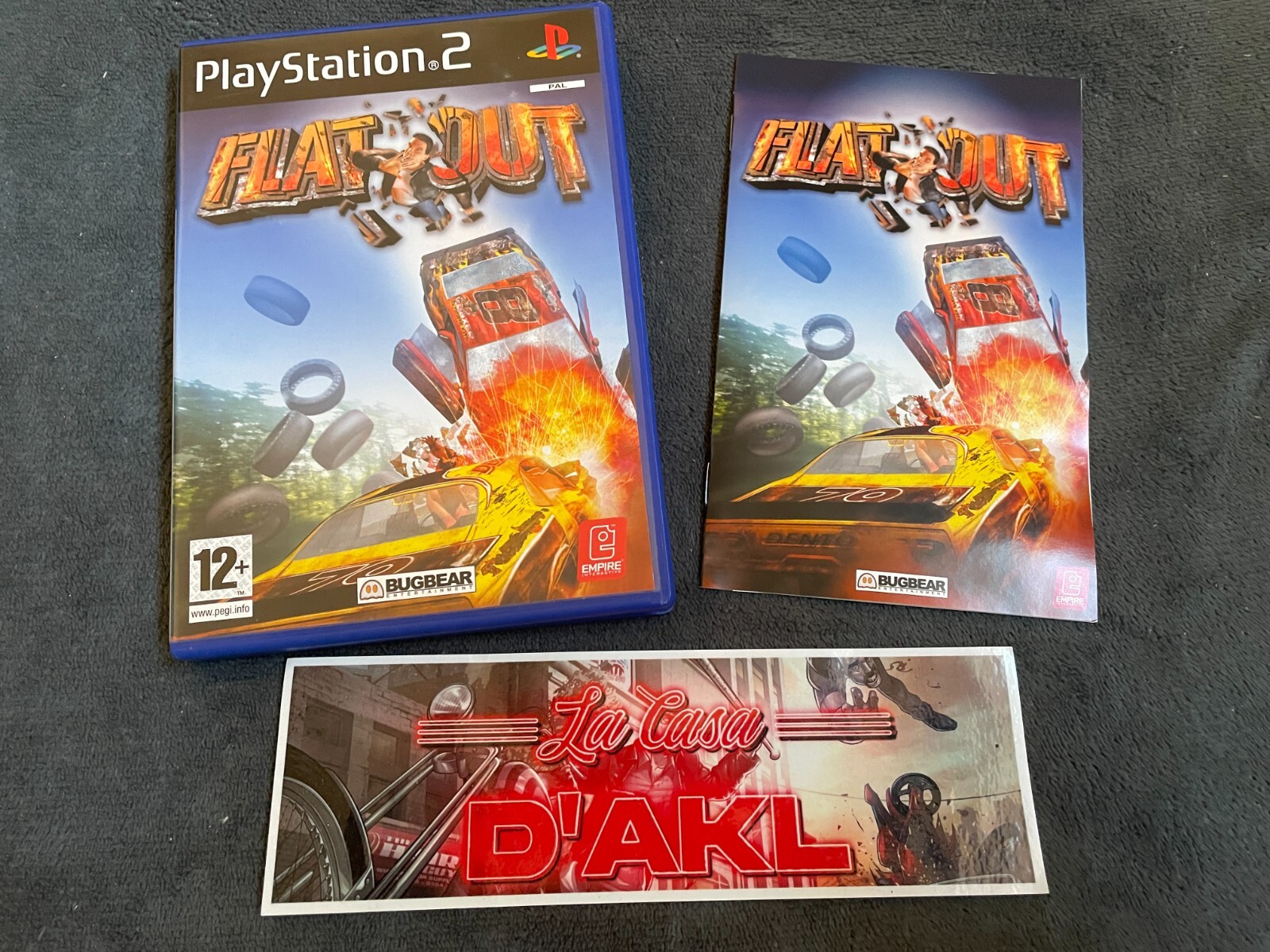 FlatOut 1 complet sur Playstation 2 PS2 - FR TTBE