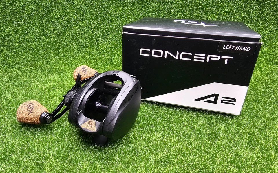 13 FISHING Concept A2 Gen II Baitcast Reel - LEFT HAND - 6.8:1 - A2-6.8-LH