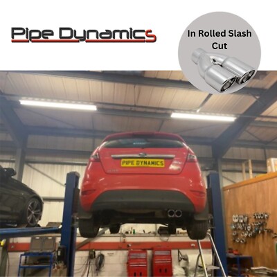 PIPE DYNAMICS MK7 & MK7.5 Ford Fiesta 1.4 EXHAUST - BACK BOX MUFFLER DELETE