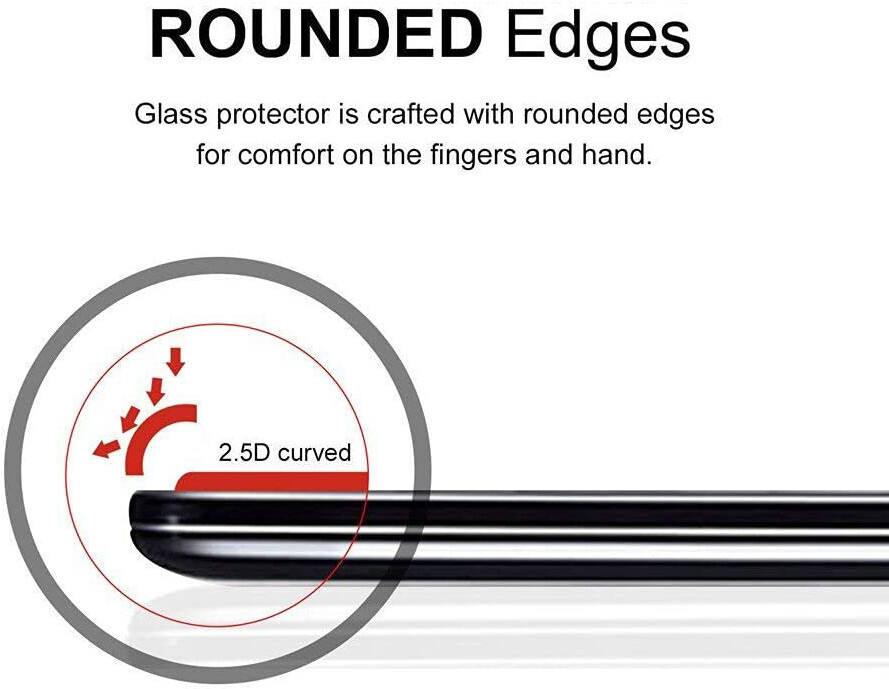 BodyGuardz Pure 2 Tempered Glass Screen Protector for LG Stylo 5