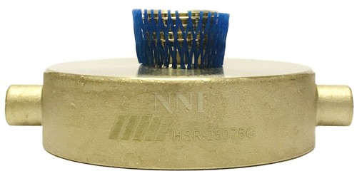 Tubo da giardino nni 2-1/2"" femmina NST x 3/4"" maschio ght, adattatore ottone idrante - Foto 3 di 9