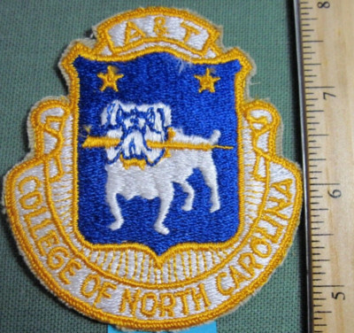 COLLEGE OF NORTH CAROLINA A&T (state University) AG TECH ROTC program PATCH   x