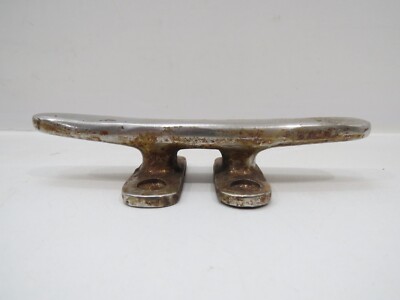 USED 6 INCH STAINLESS STEEL CLEAT BOAT DOCK (D2B709C)