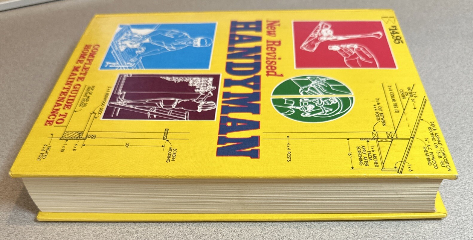 Vintage 1980 New Revised Handyman Complete Guide to Home Maintenance Book