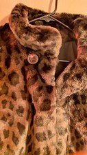 Faux Fur Leopard Coat