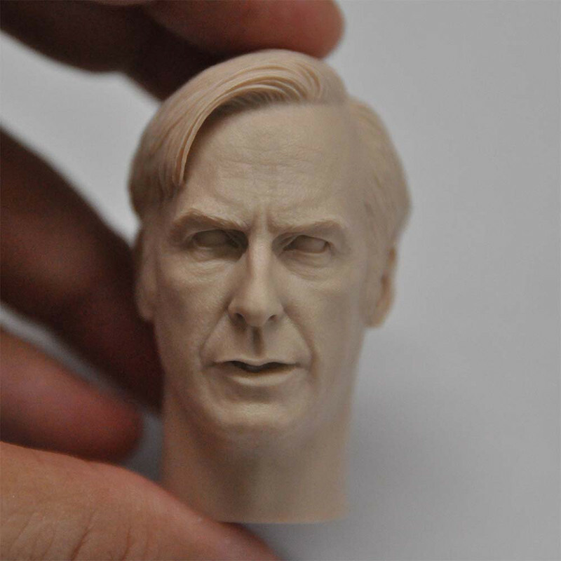 1/6 Scale Saul Goodman (Breaking Bad) Unpainted Resin Head Sculpt