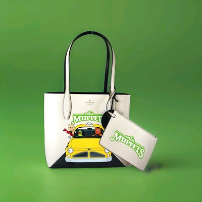 DISNEY x KATE SPADE  MUPPETS TOTE BAG Shopper Tasche  Leder Wowwww NEU