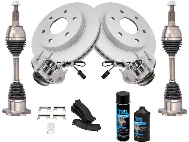 GMC Sierra 1500 1999-2006 Front Brake Pad Rotor Wheel Hub Kit 45MFHX