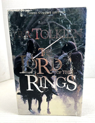 The Lord of the Rings Boxed Set by J.R.R. Tolkien (English) 3 Softcover Books