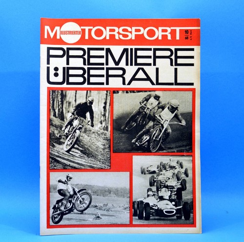 DDR Illustrierter Motorsport IMS 10 1968 Ford RS Speedway Meißen Moto-Cross E