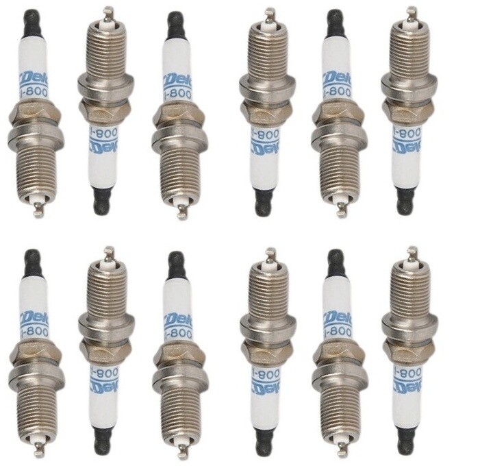 Set Of 12 Spark Plugs AcDelco For Rolls-Royce Silver Seraph 1999-2002 5.4L V12