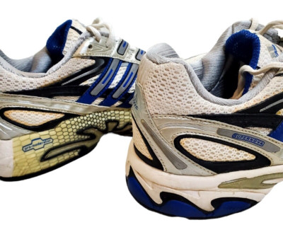 Adidas Supernova Running Shoes ADID M's 116737 White Blue Black Mens SZ 9 RARE