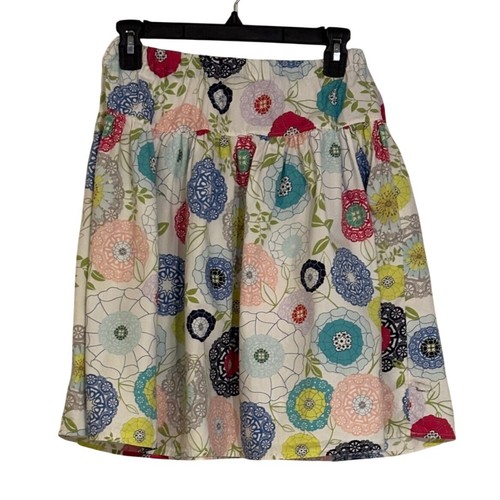 Girls Gathered Elastic Waist Colorful Size 10 Skirt EUC CottageCore Whimsical