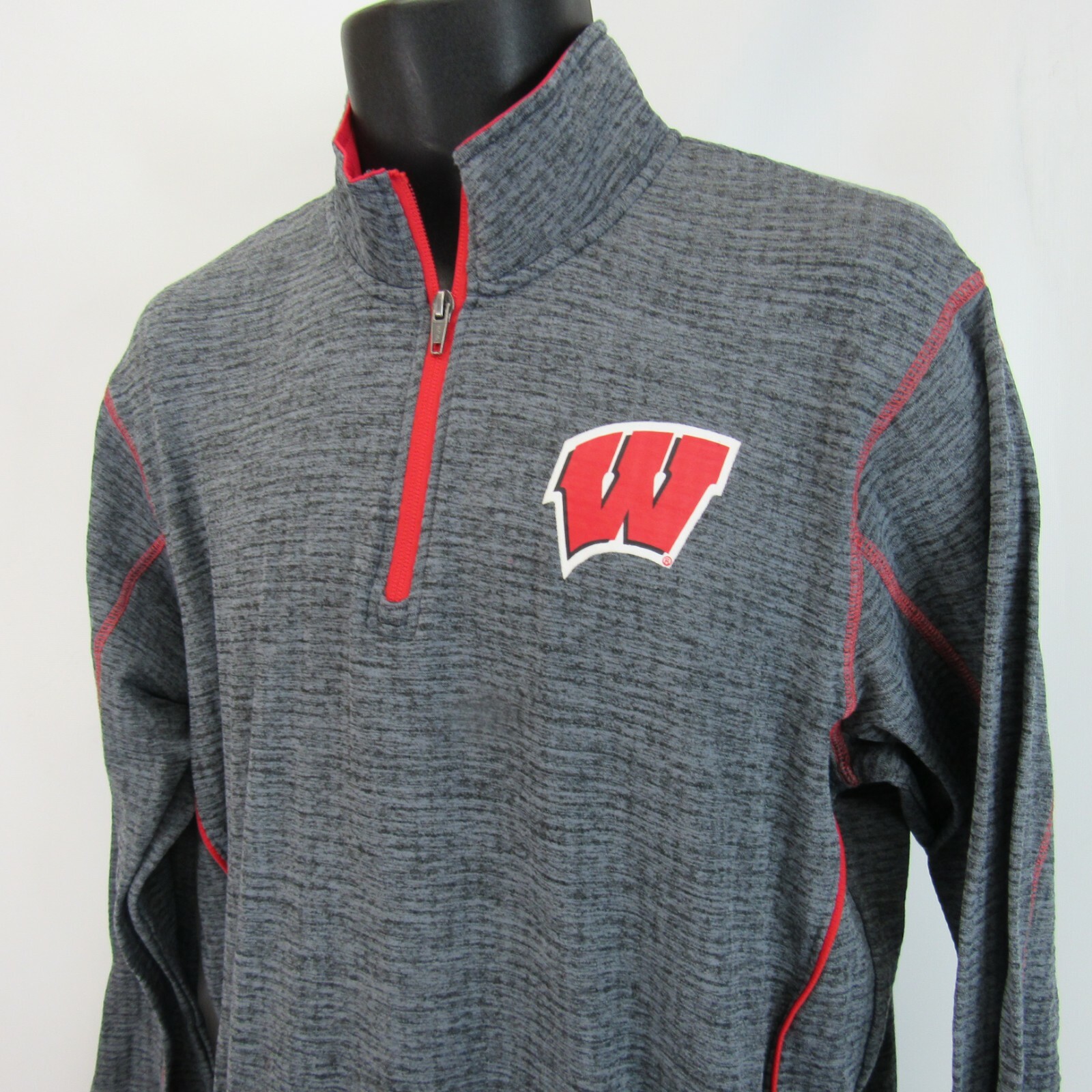 Wisconsin Badgers Mock Turtleneck Shirt 